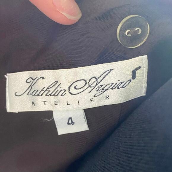 Kathlin Argiro Brown and Blue Ball Gown Sz 4 - Picture 6 of 6